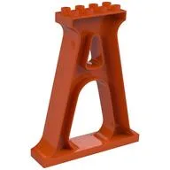 Duplo Support / Column / Girder, Reddish Orange
