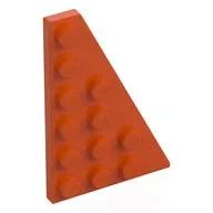 Wedge Plate 6 x 4 Right, Reddish Orange