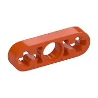 Technic Beam 1 x 3 Thin, Reddish Orange