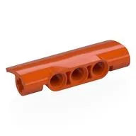 Technic Panel Fairing 2 x 5 x 1, Reddish Orange