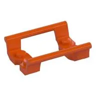 Vehicle Track, Roller Coaster Straight 4L, Reddish Orange