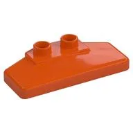 Duplo Rear Spoiler 2 x 4 x 1 / 2 [Plain], Reddish Orange