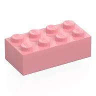 Brick 2 x 4, Warm Pink