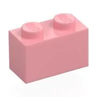 Brick 1 x 2, Warm Pink