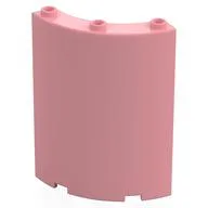 Panel 4 x 4 x 6 Quarter Cylinder, Warm Pink