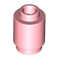 Brick Round 1 x 1 Open Stud, Warm Pink