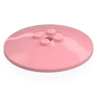 Dish 6 x 6 Inverted (Radar) with Solid Studs, Warm Pink