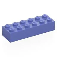 Brick 2 x 6, Blue Violet