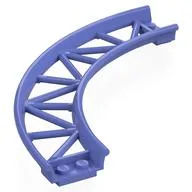 Vehicle Track, Roller Coaster, Curve, Blue Violet