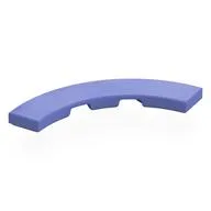 Tile 4 x 4 Curved, Macaroni, Blue Violet