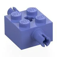Brick Special 2 x 2 with 2 Pins and Axle Hole, Blue Violet