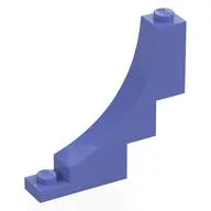 Brick Curved 1 x 5 x 4 Inverted, Blue Violet