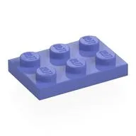 Plate 2 x 3, Blue Violet