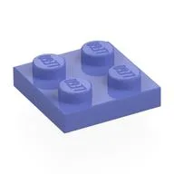 Plate 2 x 2, Blue Violet