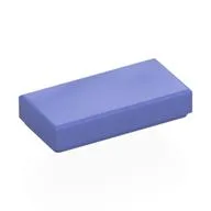 Tile 1 x 2 with Groove, Blue Violet