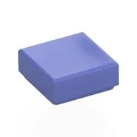 Tile 1 x 1 with Groove, Blue Violet