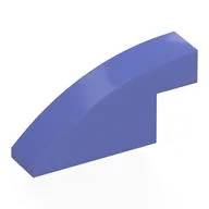 Brick Curved 1 x 4 x 1 2/3 No Studs, Blue Violet