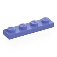 Plate 1 x 4, Blue Violet