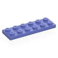 Plate 2 x 6, Blue Violet