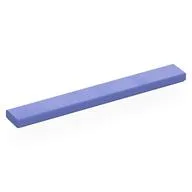 Tile 1 x 8 with Groove, Blue Violet