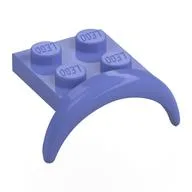 Wheel Arch, Mudguard 2 x 3 x 1 1/3 with 2 x 2 Plate, Blue Violet