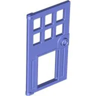 Door 1 x 4 x 6 with Pet Door, Blue Violet