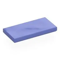 Tile 2 x 4 with Groove, Blue Violet