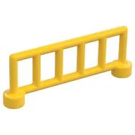Duplo Fence Railing 1 x 6, with 6 Posts, Yellow