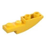 Brick Curved Inverted 4 x 1, Yellow