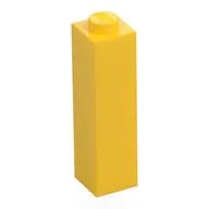 Brick 1 x 1 x 3, Yellow
