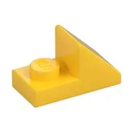 Brick Sloped 45° 2 x 1 with 2/3 Cutout [New Version], Yellow