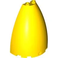 Cone Half 6 x 3 x 6 (Elliptic Paraboloid), Yellow