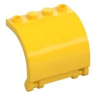 Panel 3 x 4 x 3 Curved, Yellow