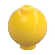 Brick Round 2 x 2 Sphere with Stud [Plain], Yellow