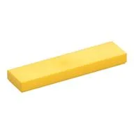 Tile 1 x 4 with Groove, Yellow
