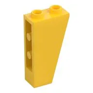 Brick Sloped Inverted 75° 2 x 1 x 3, Yellow
