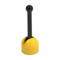 Lever Small Base with Black Lever, Yellow
