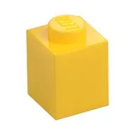 Brick 1 x 1, Yellow
