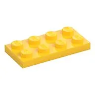 Plate 2 x 4, Yellow