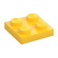 Plate 2 x 2, Yellow