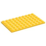 Plate 6 x 10, Yellow