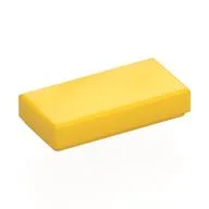 Tile 1 x 2 with Groove, Yellow