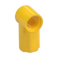 Technic Axle and Pin Connector Angled #1, Yellow