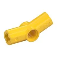 Technic Axle and Pin Connector Angled #3 - 157.5°, Yellow