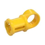 Technic Axle and Pin Connector Toggle Joint Smooth, Yellow
