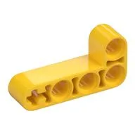 Technic Beam 2 x 4 L-Shape Thick, Yellow