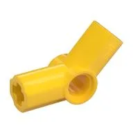 Technic Axle and Pin Connector Angled #4 - 135°, Yellow