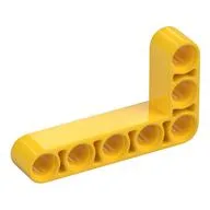 Technic Beam 3 x 5 L-Shape Thick, Yellow
