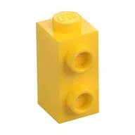Brick Special 1 x 1 x 1 2/3 with Studs on 1 Side, Yellow