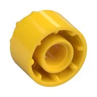 Technic Driving Ring Extension, 8 Ridges, Yellow
